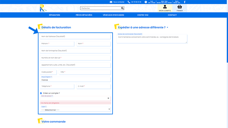 Comment créer un compte