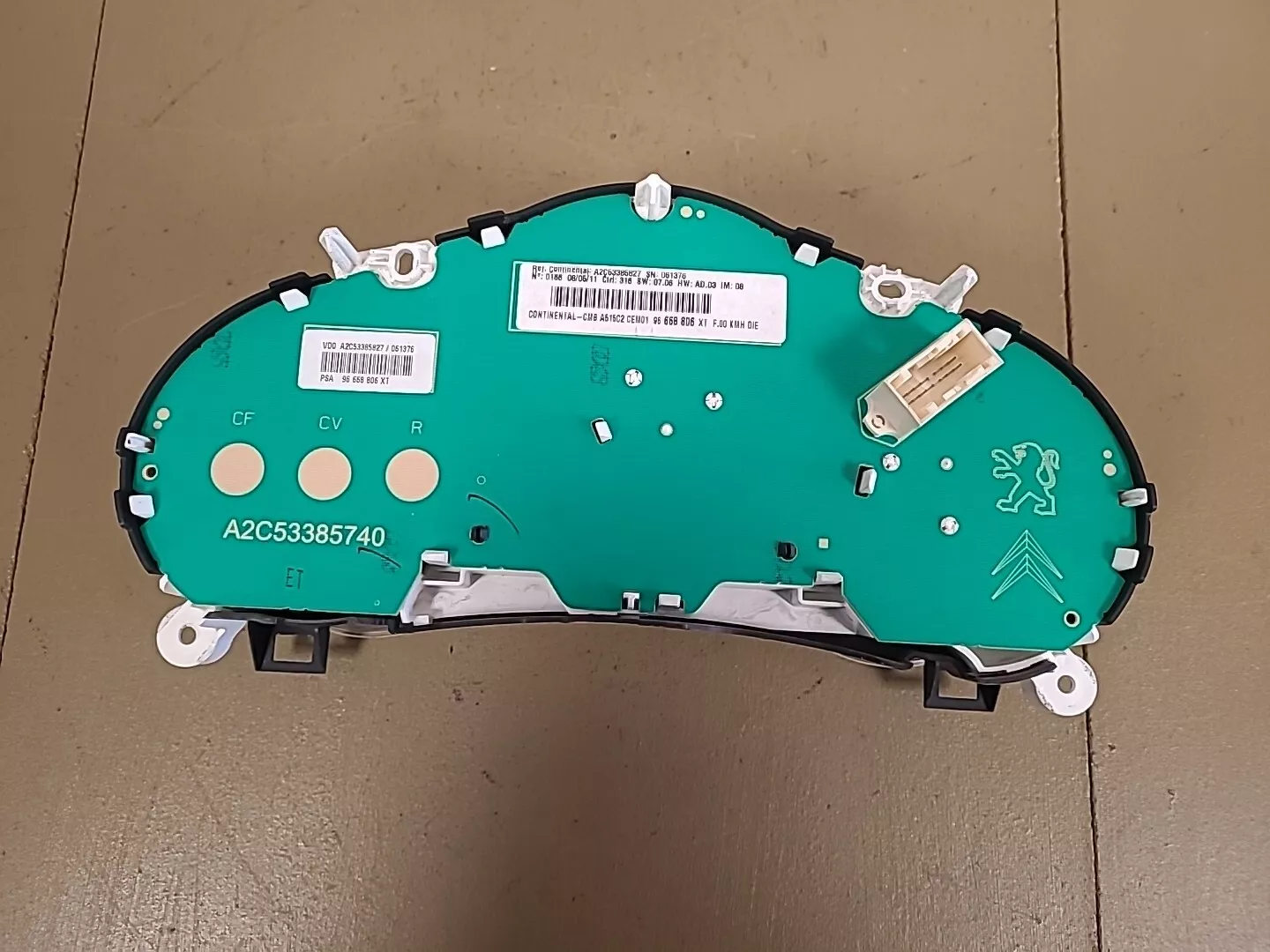 Compteur de vitesse CITROËN C3 2 Phase 1 (2009-2013) 1.4 HDI Ref : 96668806XT – Image 5