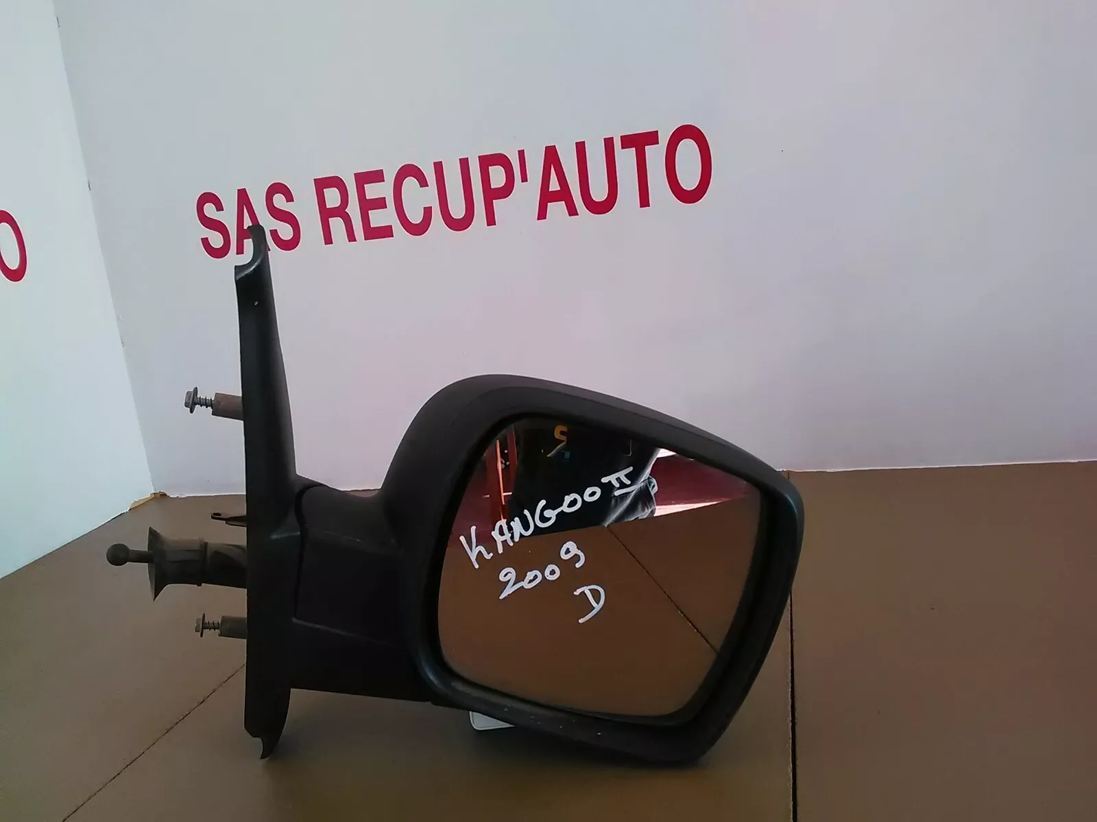 Rétroviseur droit manuel RENAULT Kangoo 2 Phase 1 (2007-2013) Ref : 8200495708