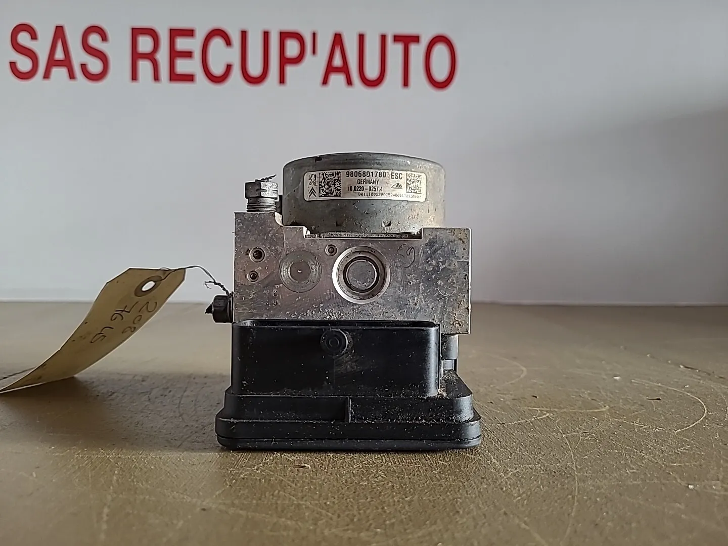 Bloc hydraulique ABS ATE PEUGEOT 208 1 (2012-2019) Ref : 9806801780 – Image 2