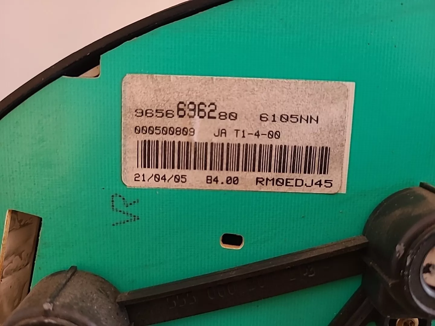 Compteur de vitesse PEUGEOT 206 (1998-2009) 1.4 HDI Ref : 9656696280 – Image 5