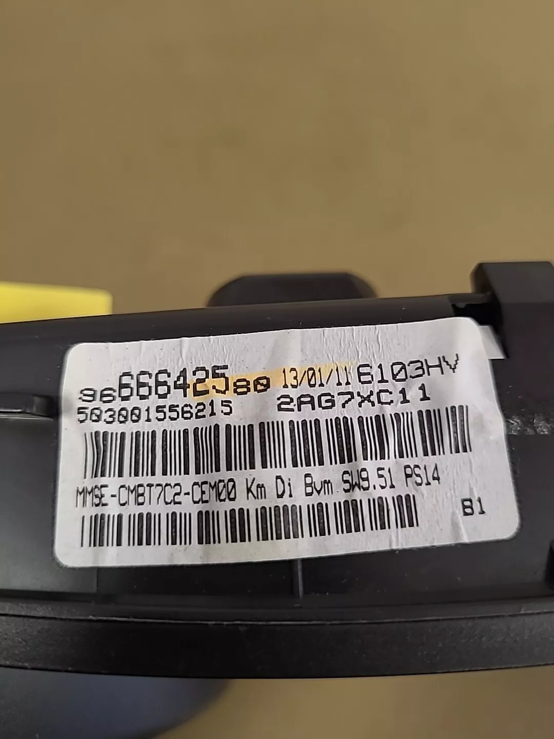 Compteur de vitesse PEUGEOT 308 1 Phase 1 (2007-2011) 1.6 HDI Ref : 9666642580 – Image 7