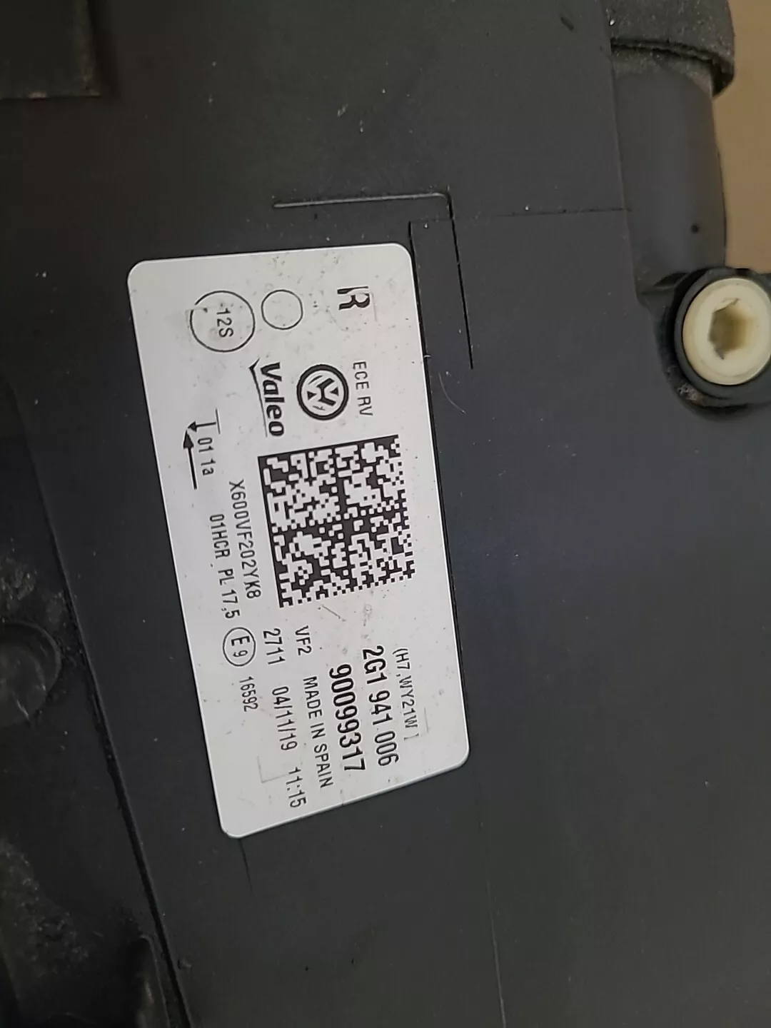 Phare avant droit halogène VOLKSWAGEN Polo 6 Phase 1 (2017-2021) Ref : 2G1941006 – Image 4