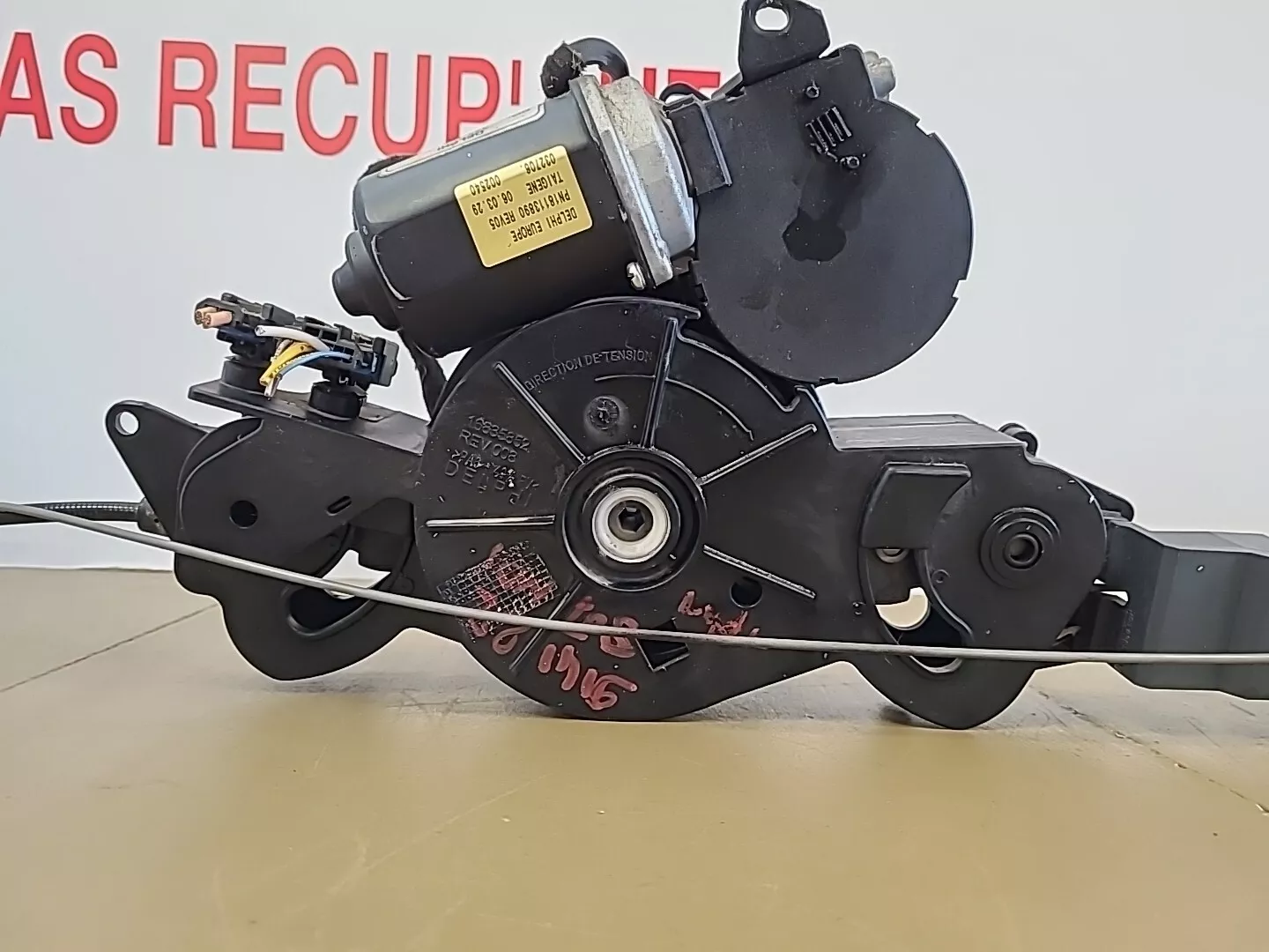 Mécanisme de porte coulissante arrière gauche PEUGEOT 807 Phase 1 (2002-2008) Ref : 16835853 – Image 5