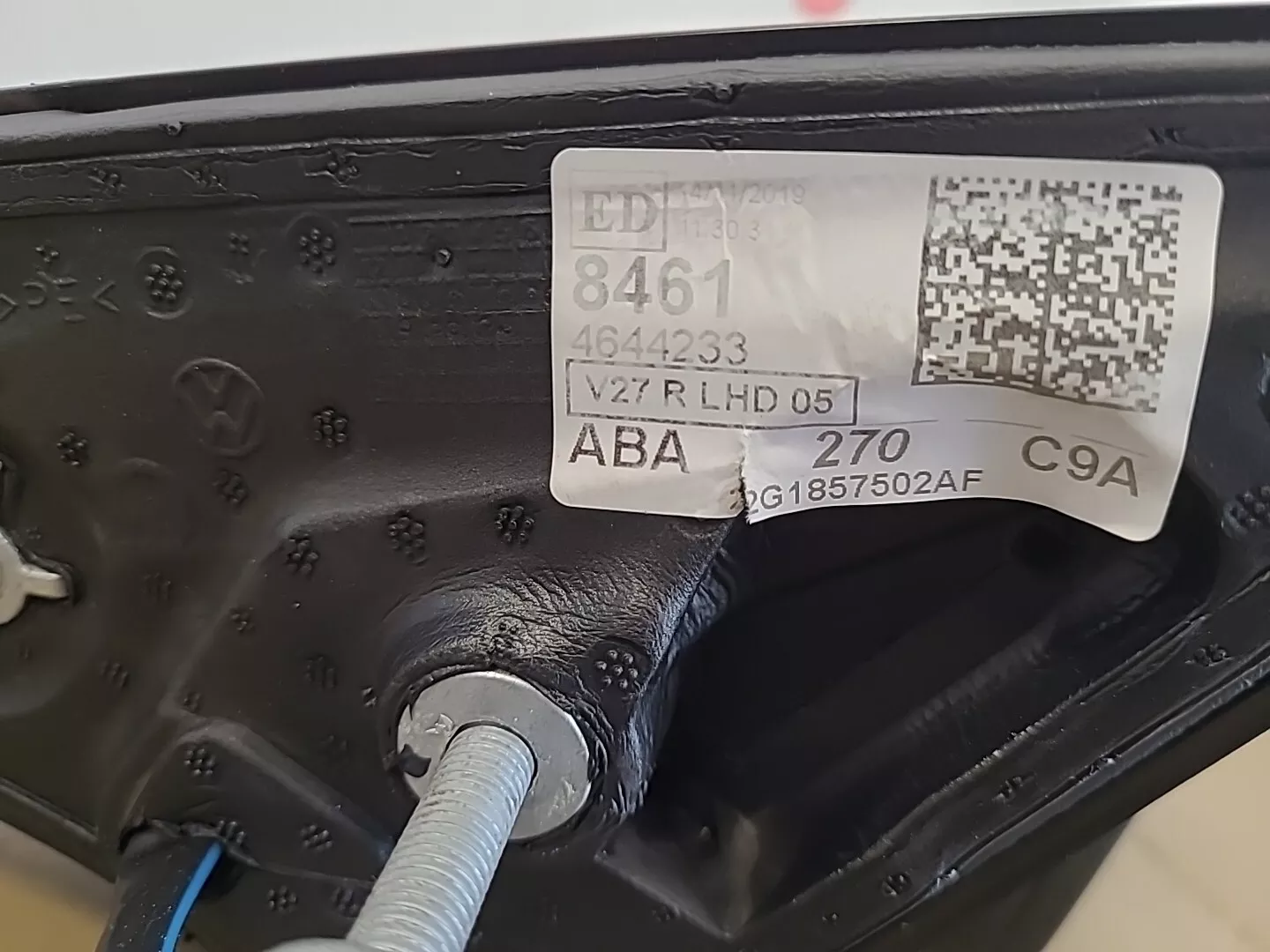 Rétroviseur droit électrique VOLKSWAGEN Polo 6 Phase 1 (2017-2021) Ref : 2G1857502AF – Image 6