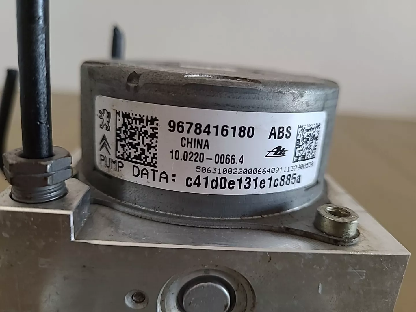 Bloc hydraulique ABS ATE CITROËN C3 2 Phase 1 (2009-2013) 1.4 HDI 70cv Ref : 9678416180 – Image 6