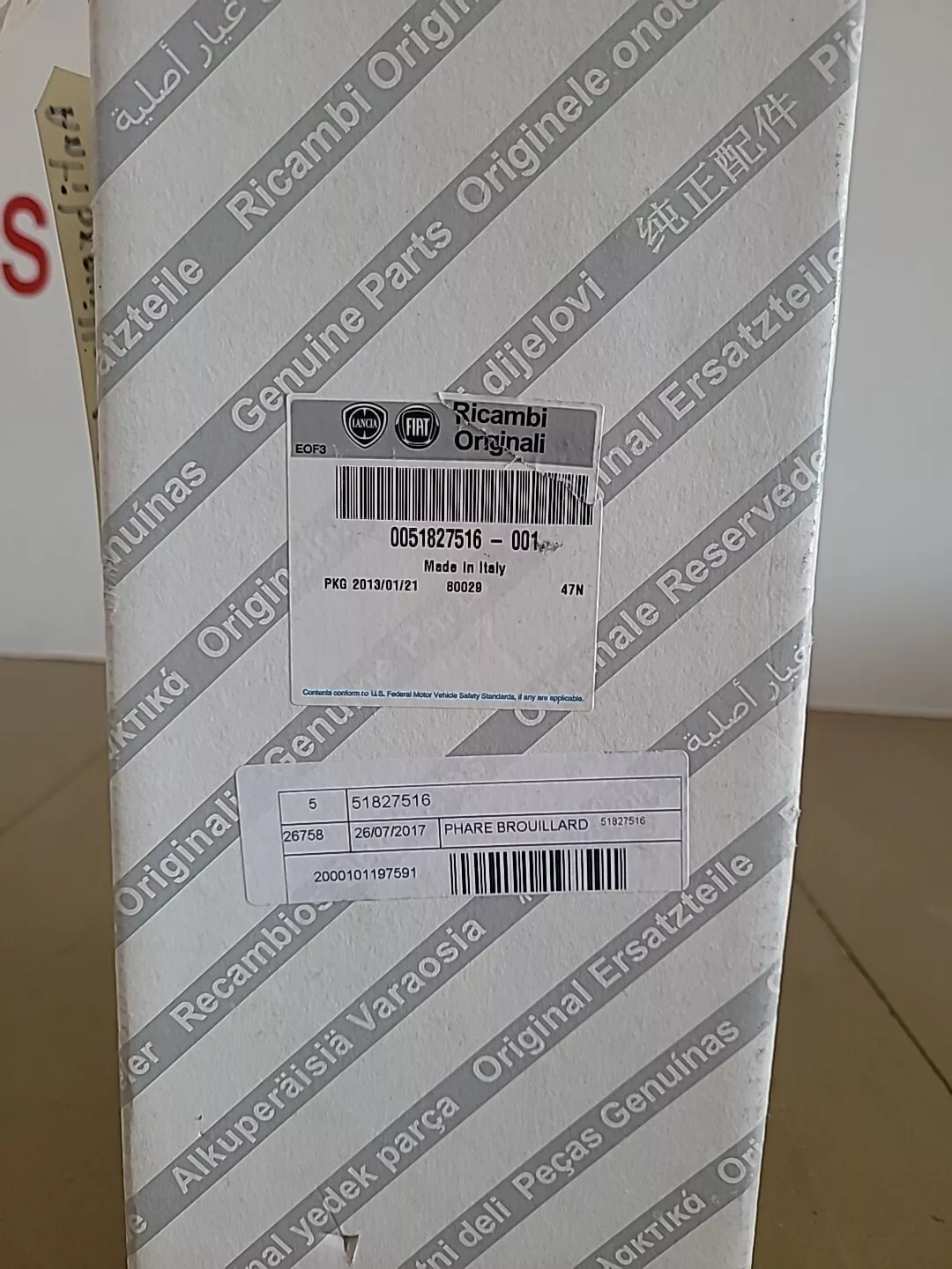 Phare antibrouillard droit avec support FIAT Punto 2 Phase 2 (2003-2012) Ref : 51827516 – Image 8