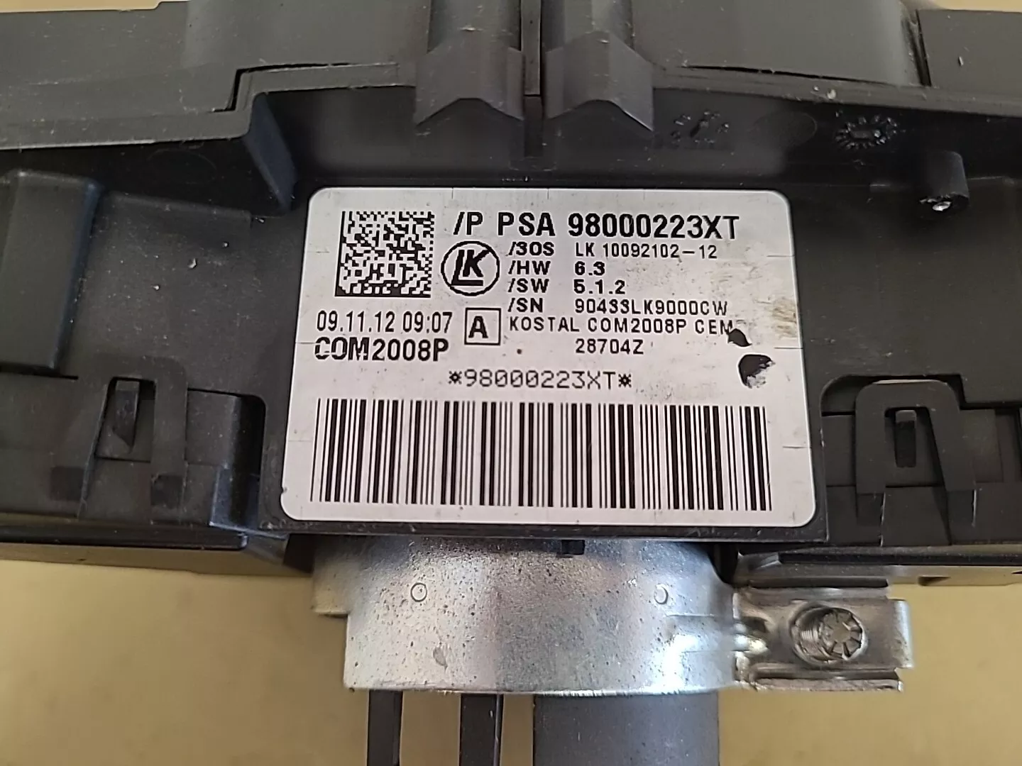 Com2000 LK CITROËN C4 2 (2010-2018) Ref : 98000223XT – Image 7