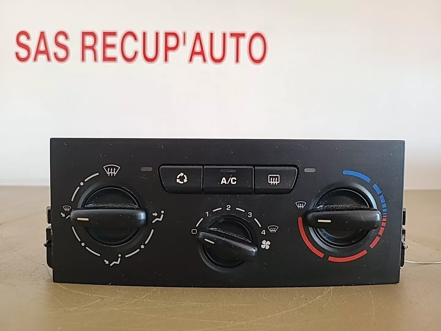 Commande de ventilation et de chauffage PEUGEOT 207 Phase 1 (2006-2012) Ref : N102080F0