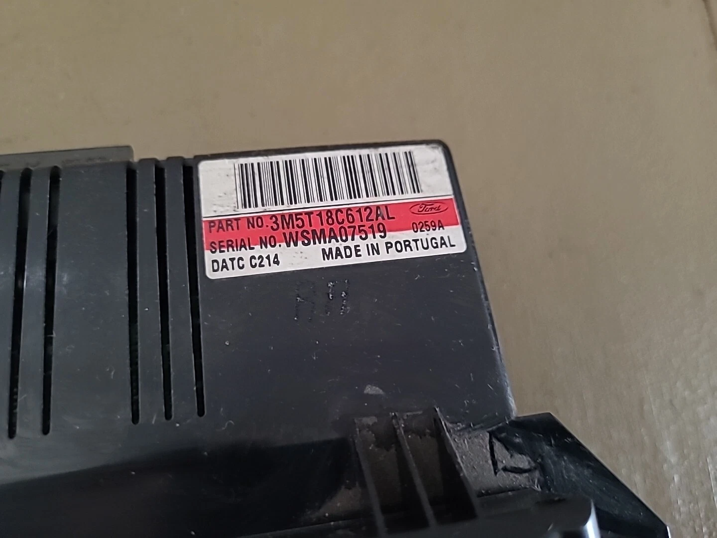Commande de chauffage FORD Focus 2 (2008-2011) Ref : 3M5T18C612AL – Image 4